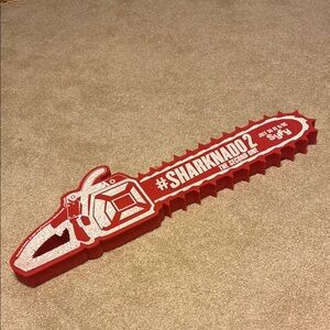 Red Sharknado Foam Chainsaw